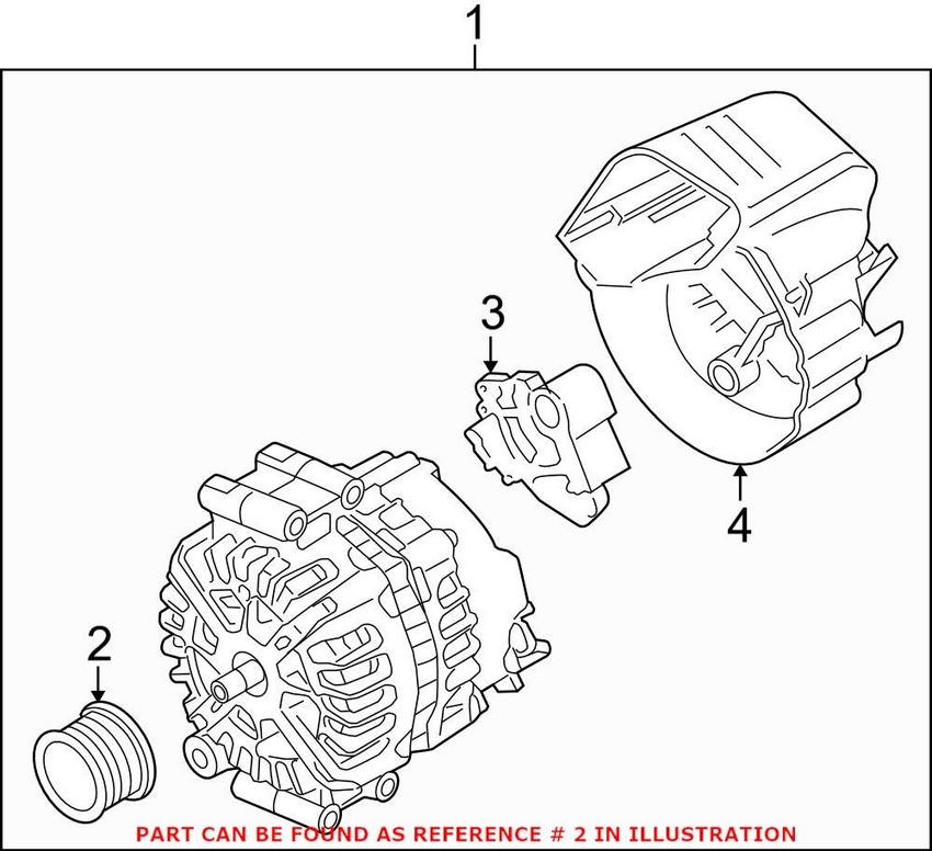 BMW Alternator Pulley 12317575346